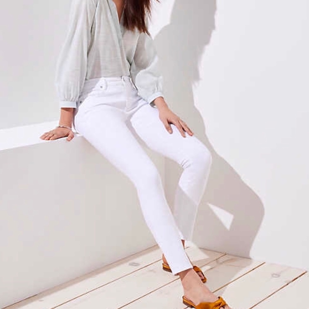 Gap White Skinny Jeans